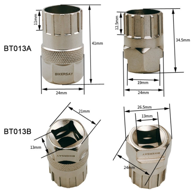 BIKERSAY Bicycle Flywheel Sleeve Removal Installation Tool, BT013A, BT013B