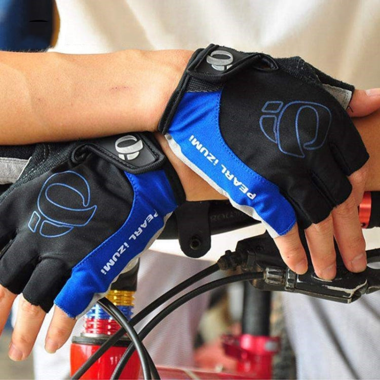 YIZIMI Anti-shock Half-finger Gloves Cycling Silicone Short Finger Gloves