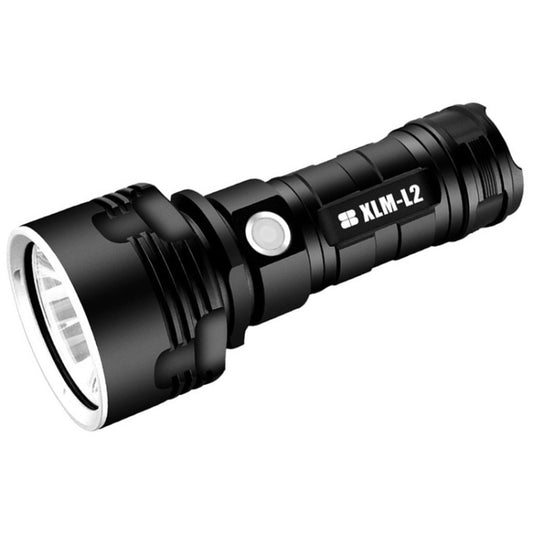 Strong Light Outdoor Waterproof Camping Aluminum LED Flashlight, Style:, L2 (Without Battery)