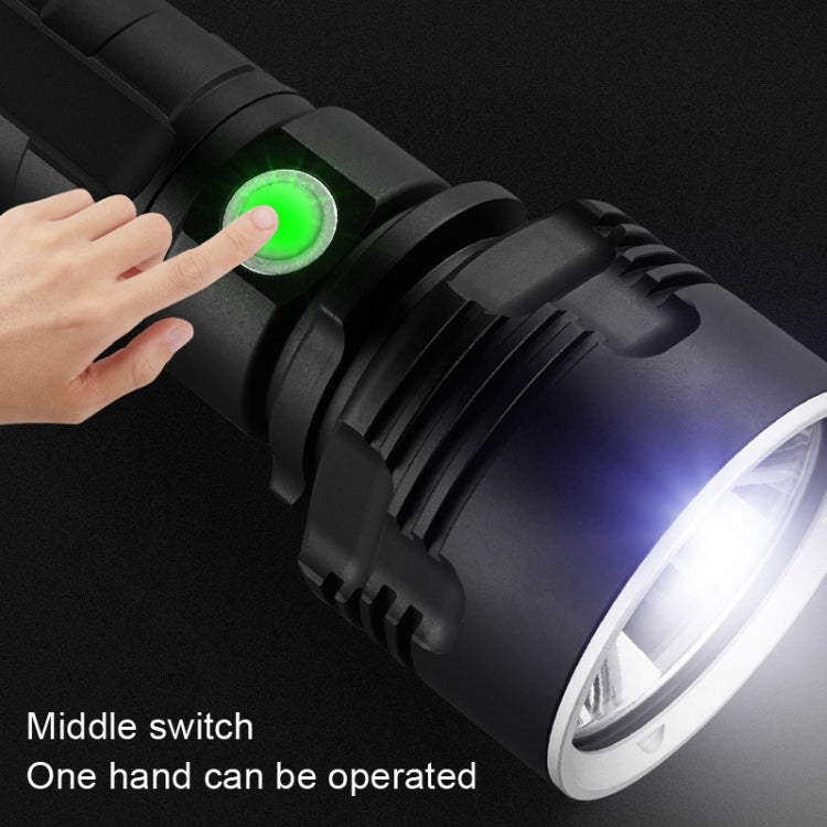 Strong Light Outdoor Waterproof Camping Aluminum LED Flashlight, Style: