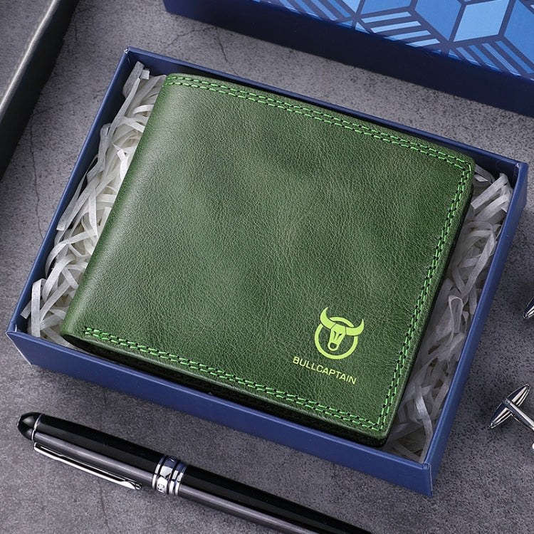 BUFF CAPTAIN 032 Vintage Leather Wallets Coins Card Holder Wallet