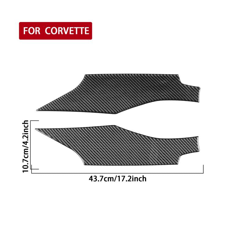 For Chevrolet Corvette C8 2pcs /Set Door Panel Decorative Sticker