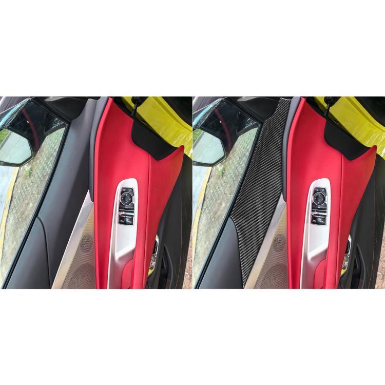 For Chevrolet Corvette C8 2pcs /Set Door Panel Decorative Sticker
