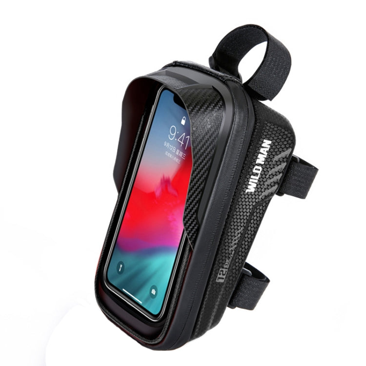 WILD MAN E12 1L EVA Hard Shell Mountain Bike Waterproof and Wear-resistant Front Beam Bag
