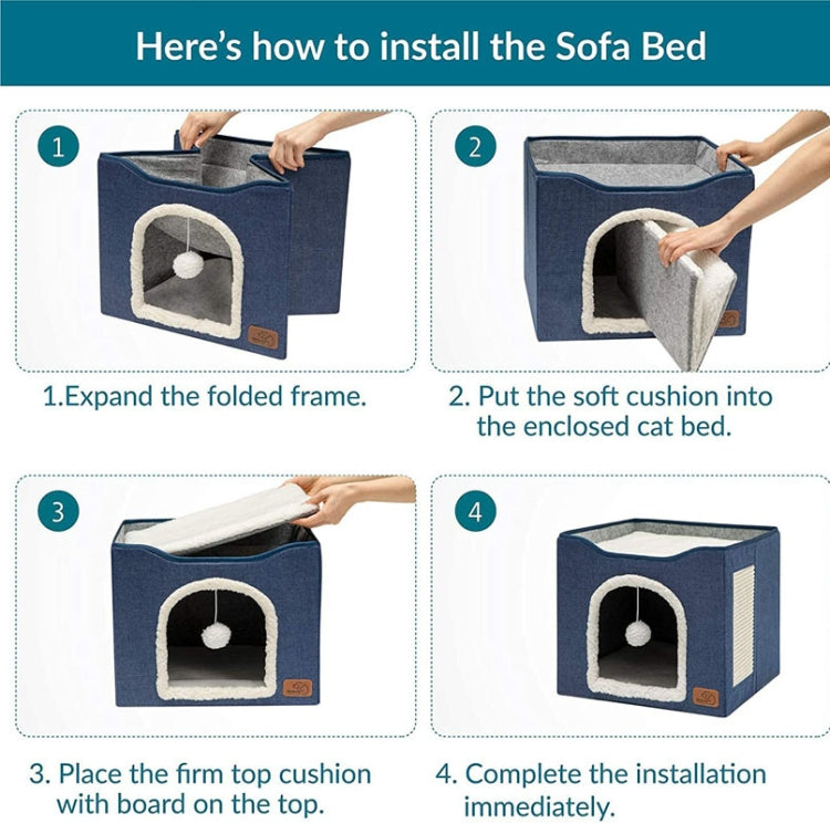 Pet Stool Pet Kennel Indoor Foldable Storage Stool Cat Dog Kennel