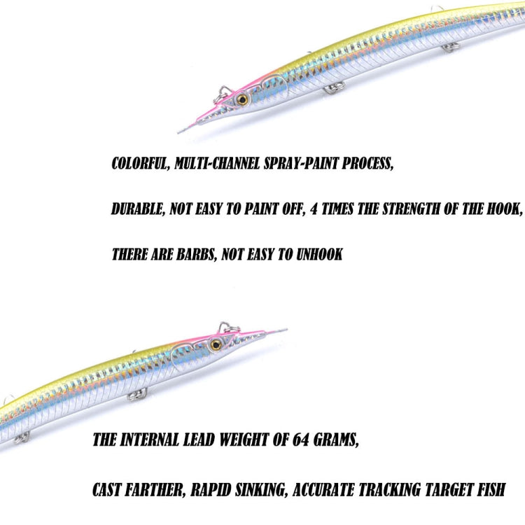 CH68 18cm/64g Bionic Long-casting False Lure Submerged Pencil Hard Bait, CH68 3, CH68 4, CH68 5, CH68 6, CH68 1, CH68 2