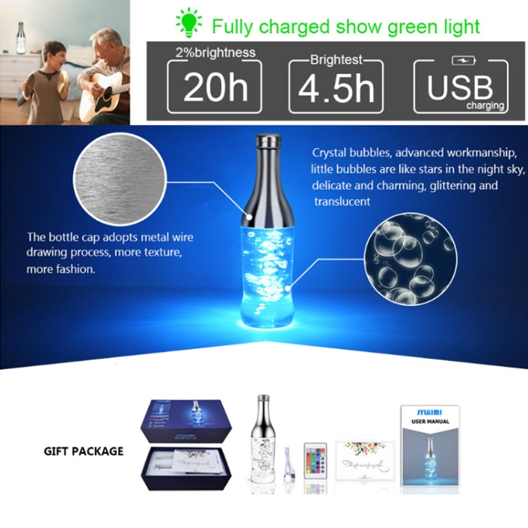 3W LED Wine Bottle Light Dazzling Night Light Decorative Night Light