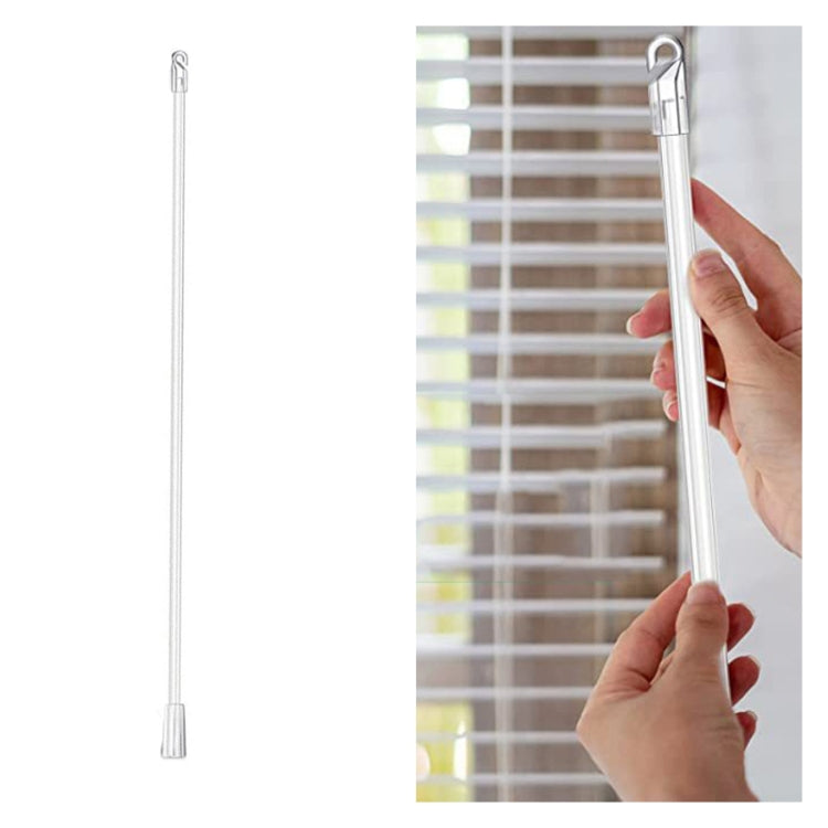 Blinds Acrylic Transparent Rod Move Light Rod With Hook Handle, Size: 24 Inch