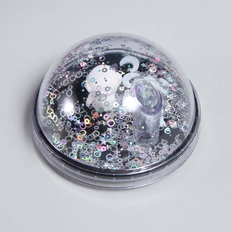 Double Star Plastic Cup Cartoon Water Cup With Straw