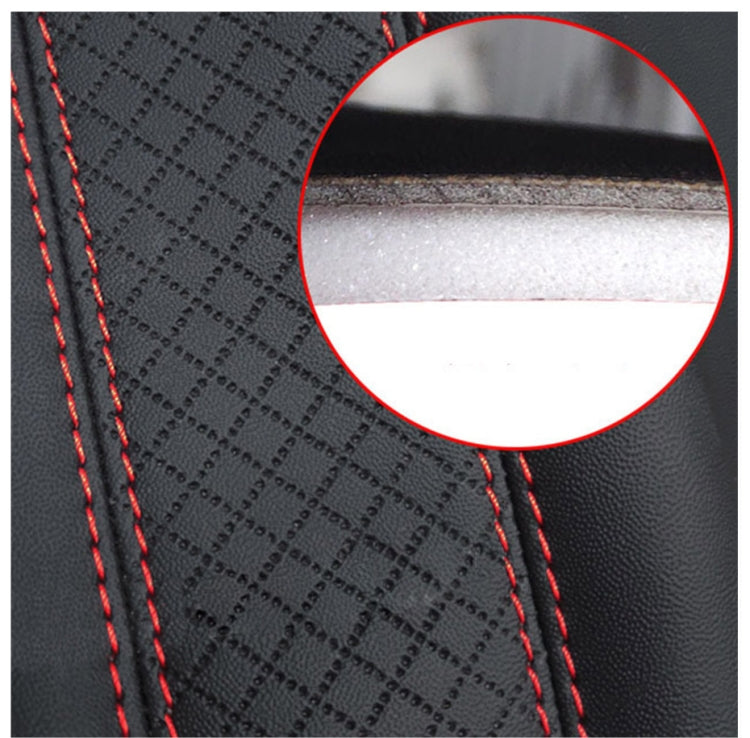 Fiber Leather Embossed Car Seat Belt Shoulder Cover Protector