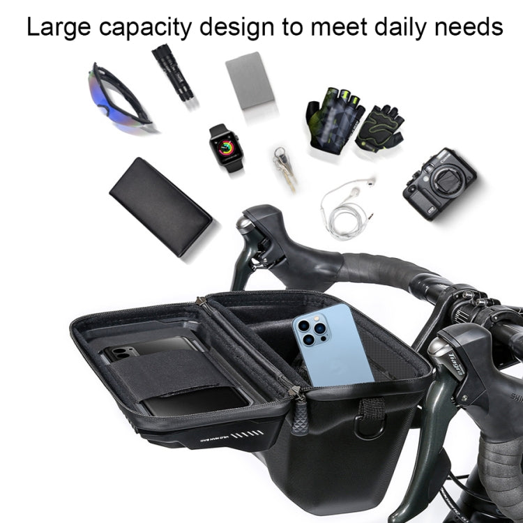 WILD MAN XT8 3L Bicycle EVA Hard Shell Touch Screen Waterproof Head Bag