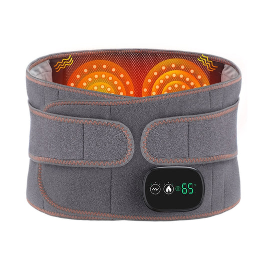 USB Charging Red Light Heating Massage Lumbar Belt Warming Waist Belt