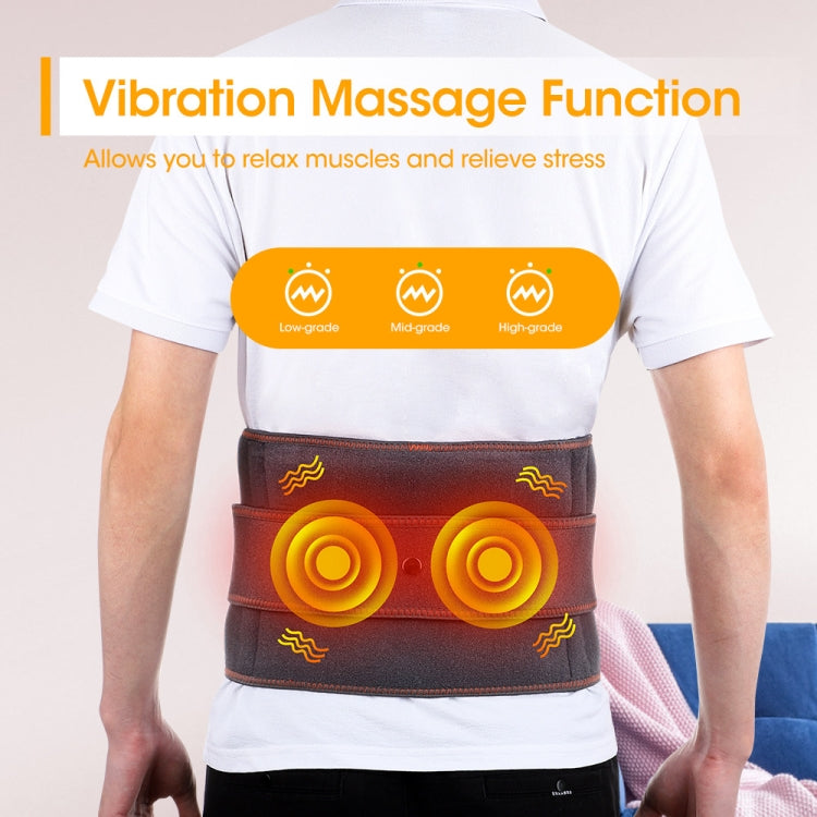 USB Charging Red Light Heating Massage Lumbar Belt Warming Waist Belt
