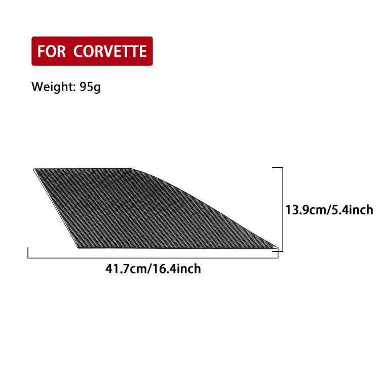 For Chevrolet Corvette C8 Left-Hand Drive Front Storage Vent Sticker