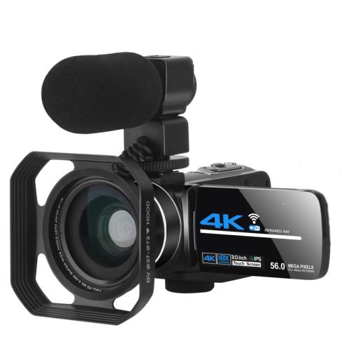 5600PX Zoomable 4K Digital Video Camera Black