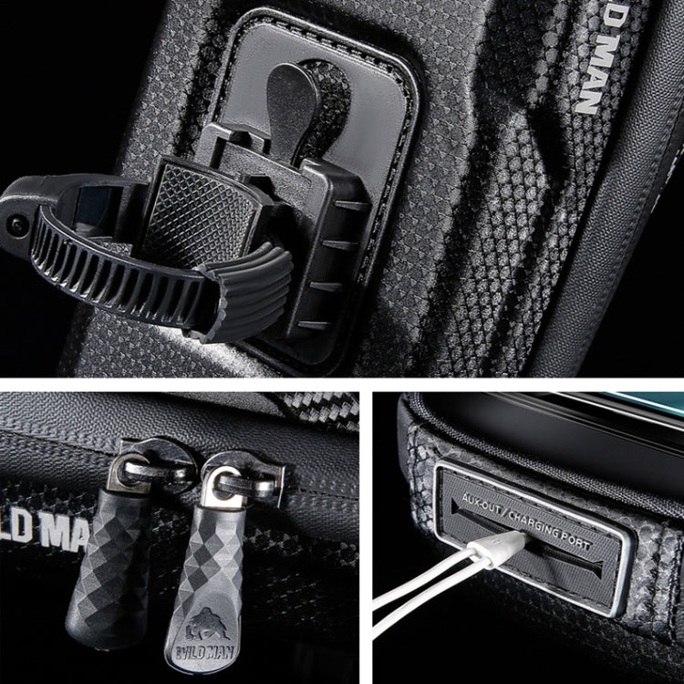 WILD MAN E16 EVA Hard Shell Touch Screen Handlebar Bag Cycling Equipment