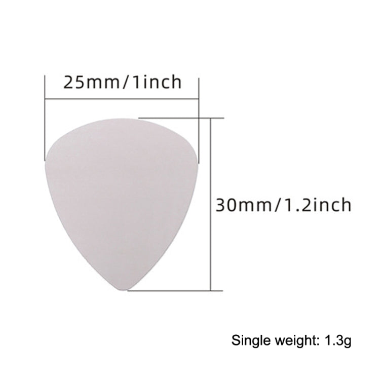 10PCS Thumb Fingers Metal Stainless Steel Bayse Guitar Paddles