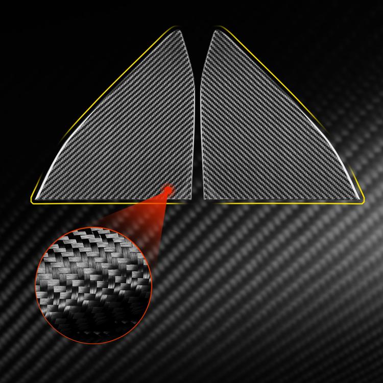 For Chevrolet Corvette C8 2pcs /Set Rear Triangle Window Decoration Sticker