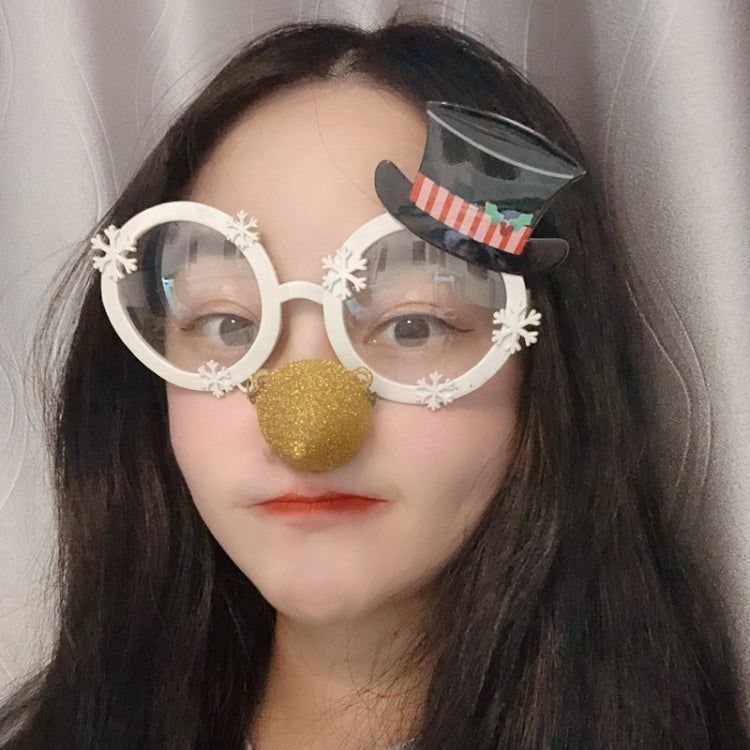 Christmas Weird Glasses Personalized Christmas Hair Clip