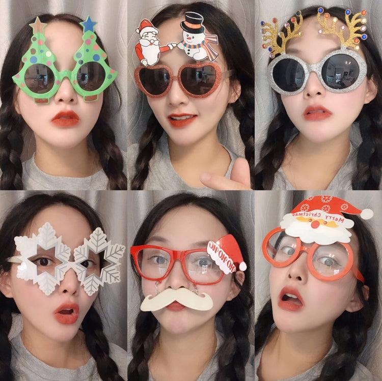 Christmas Weird Glasses Personalized Christmas Hair Clip