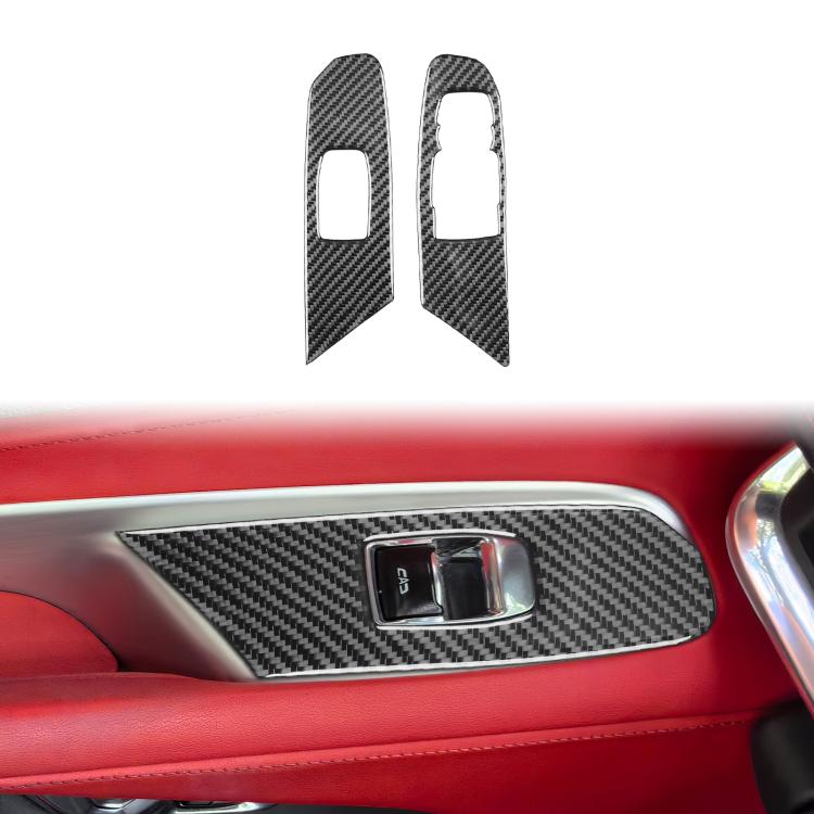 For Chevrolet Corvette C8 2pcs /Set Right-Hand Drive Lift Button Decorative Sticker