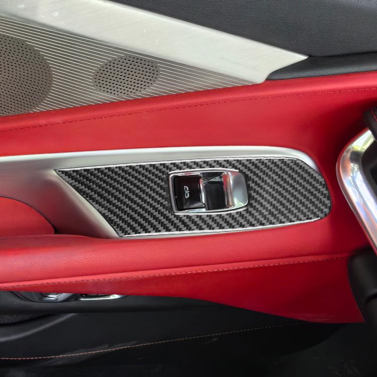 For Chevrolet Corvette C8 2pcs /Set Right-Hand Drive Lift Button Decorative Sticker