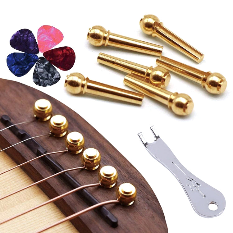 Folk Wood Bass Guitar Tuning Clip Tuner Instrument Set