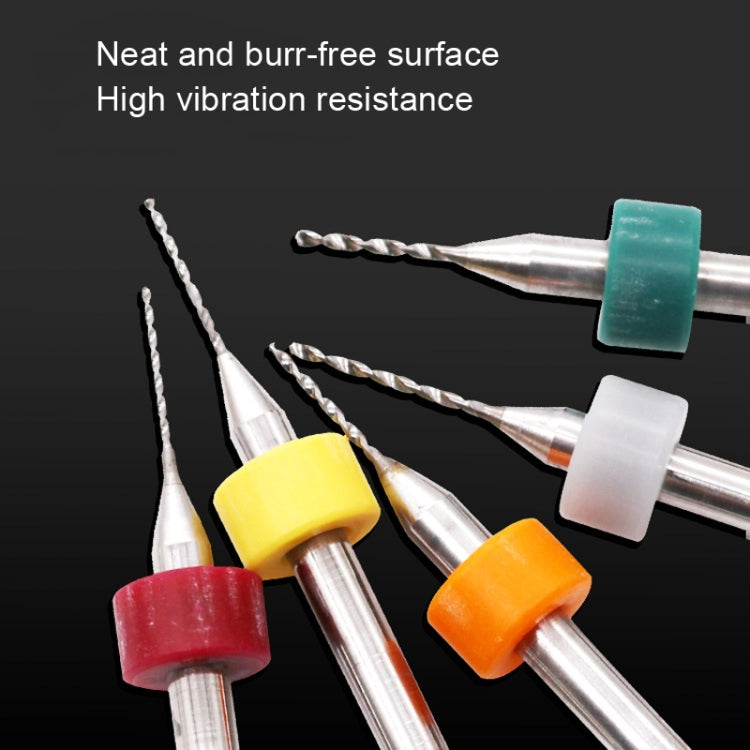 10 In 1 PCB Tungsten Steel Drill Bits Carving Miniature Drill Bits, Size:, 0.6-1.5mm, 1.1-2mm, 1.5-2.4mm, 2.1-3.0mm, 0.1-1mm