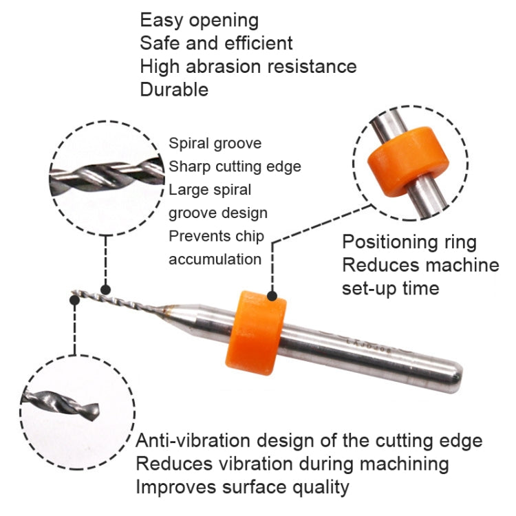 10 In 1 PCB Tungsten Steel Drill Bits Carving Miniature Drill Bits, Size:, 0.6-1.5mm, 1.1-2mm, 1.5-2.4mm, 2.1-3.0mm, 0.1-1mm
