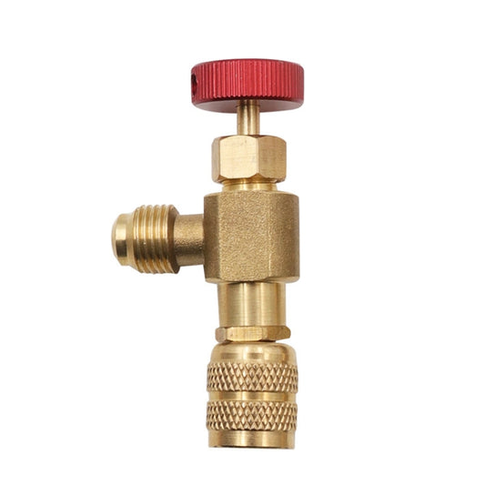 Air Conditioner Fluoridation Safety Valve Refrigerant Filling Connector, Side R410 Bottom R410, Side R410 Bottom R22, Side R22 Bottom R410, Side R22 Bottom R22