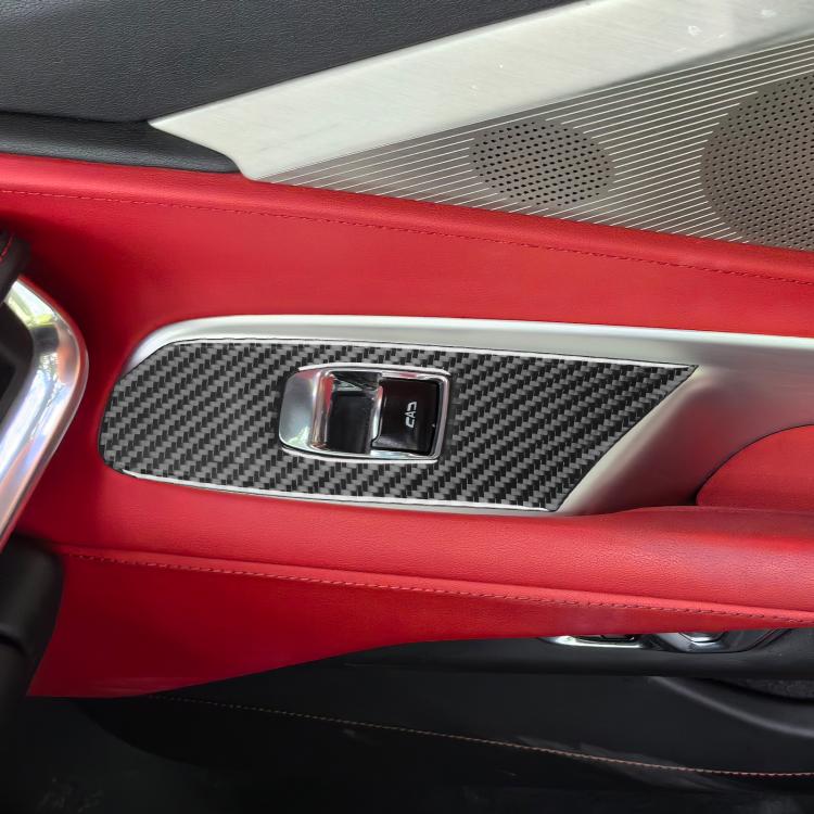 For Chevrolet Corvette C8 2pcs /Set Left-Hand Drive Lift Button Decorative Sticker