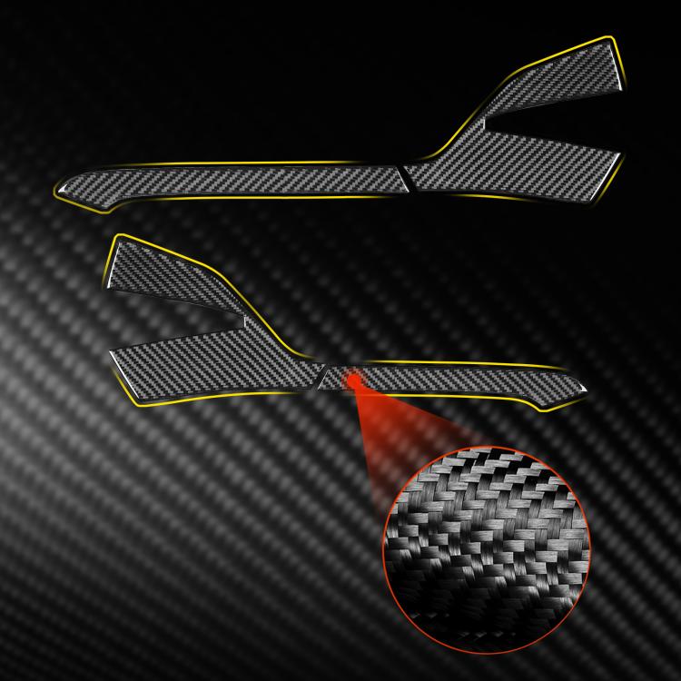 For Chevrolet Corvette C8 4pcs /Set Right-Hand Drive Rearview Mirror Anti-Scratch Sticker