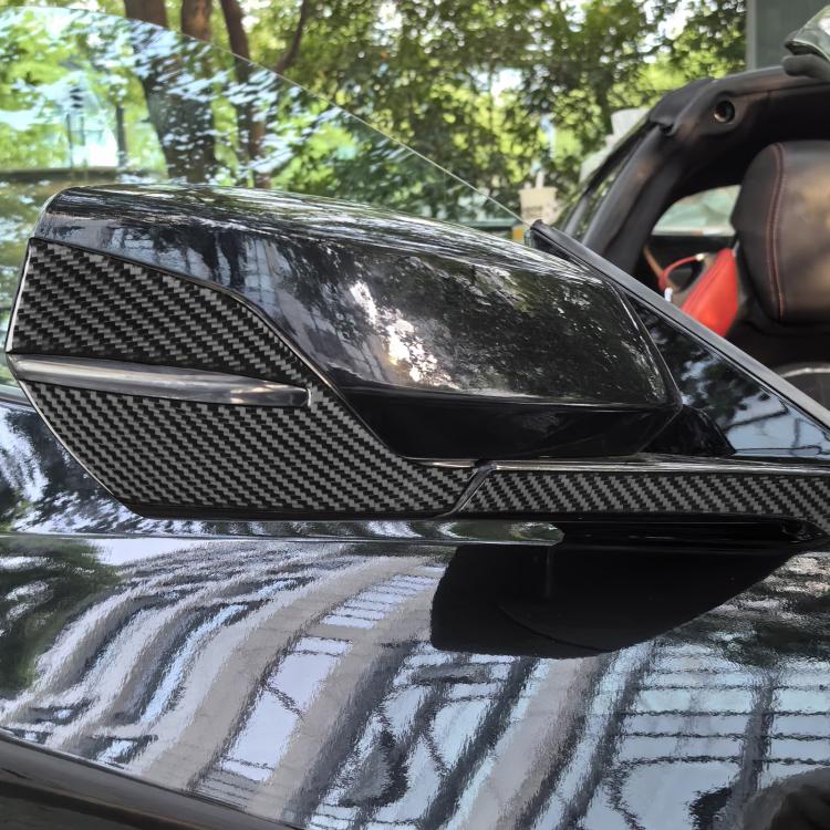 For Chevrolet Corvette C8 4pcs /Set Right-Hand Drive Rearview Mirror Anti-Scratch Sticker