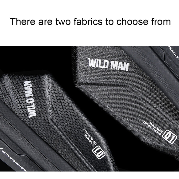WILD MAN XT1 1L Bicycle EVA Hard Shell Phone Touch Screen Handlebar Bag