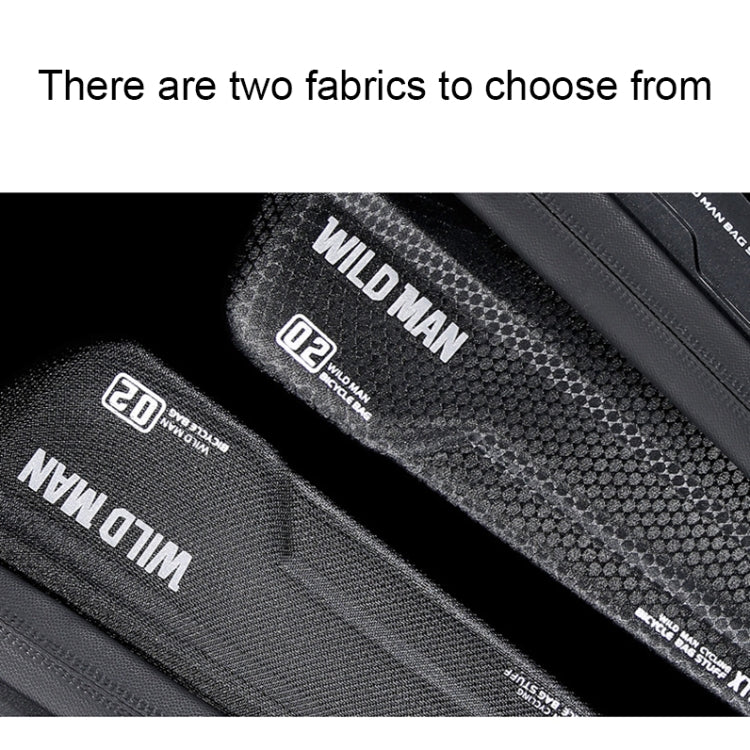 WILD MAN XT2 1L Bicycle EVA Hard Shell Waterproof Phone Touch Screen Beam Bag