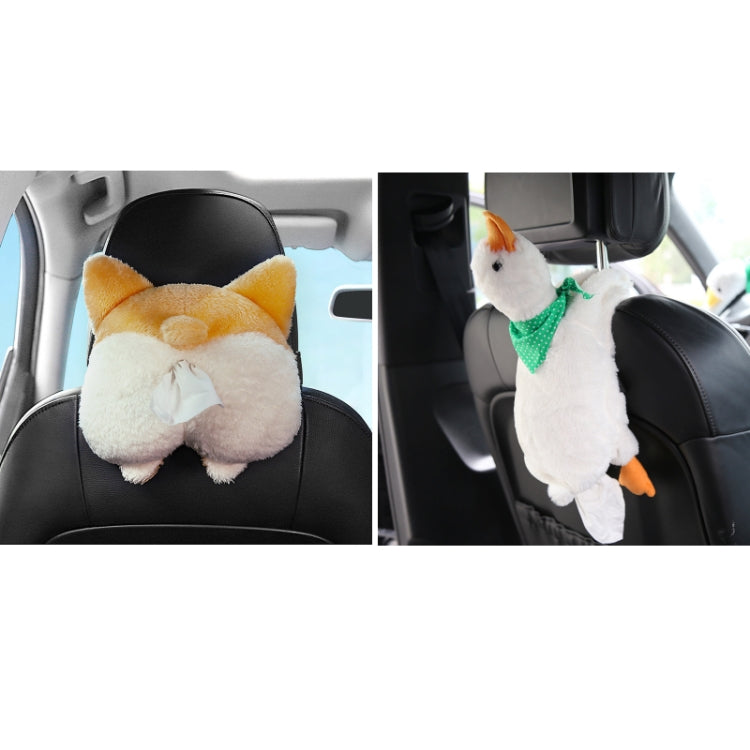 Multifunctional Cartoon Armrest Box Seat Back Tissue Box, Styles: