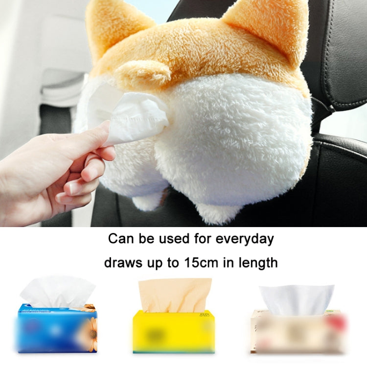 Multifunctional Cartoon Armrest Box Seat Back Tissue Box, Styles: