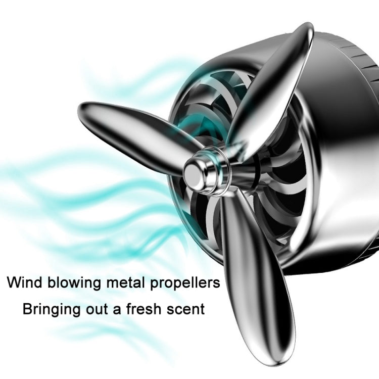 Car Air Outlet Perfume Aromatherapy Swivel Fan