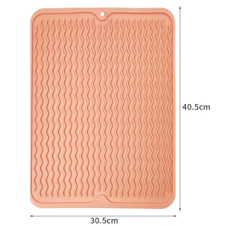TPR Thickened Thermal Pad Wave Pattern Drain Anti-Slip Mat