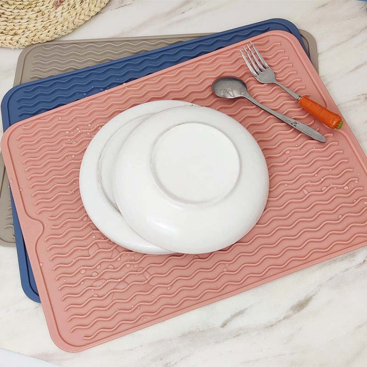 TPR Thickened Thermal Pad Wave Pattern Drain Anti-Slip Mat