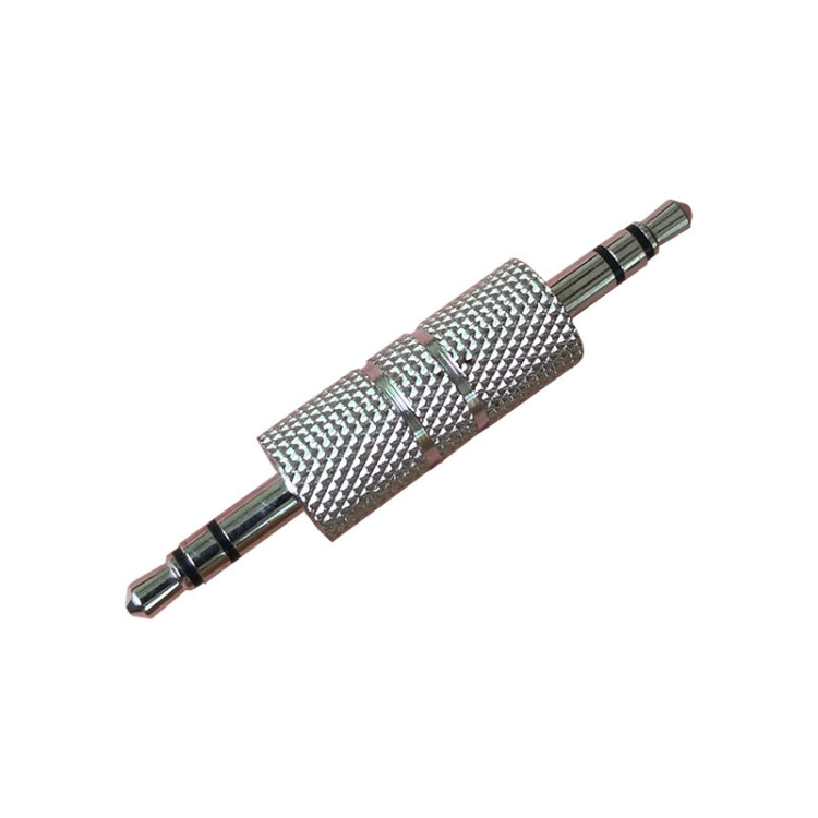 3pcs Metal 3.5mm Audio Male To Male Straight Through Adaptor