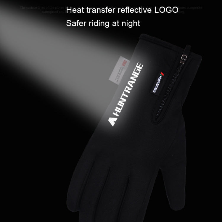 HUNTRANGE A023 Outdoor Waterproof Sports Riding Velvet Touch Screen Gloves