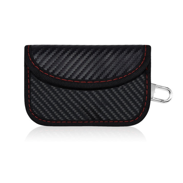 Carbon Fiber RFID Card Case Radiation-Proof Car Key Signal Shielding Bag