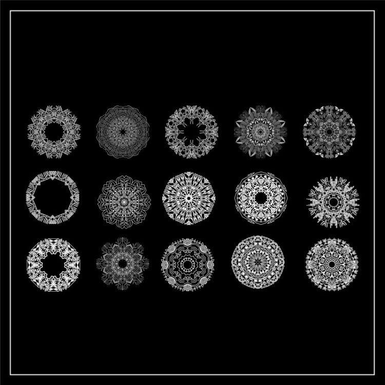 1 Sets Sun Moon Stars Vintage Lace Children Handbook Material