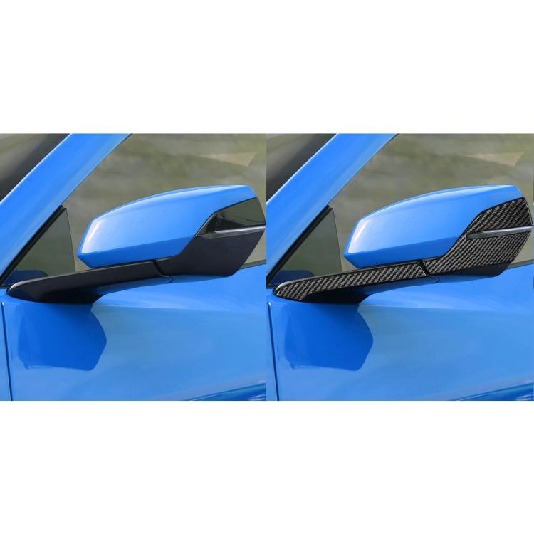 For Chevrolet Corvette C8 4pcs /Set Left-Hand Drive Rearview Mirror Anti-Scratch Stickers