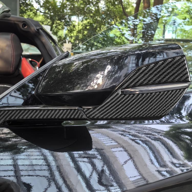 For Chevrolet Corvette C8 4pcs /Set Left-Hand Drive Rearview Mirror Anti-Scratch Stickers