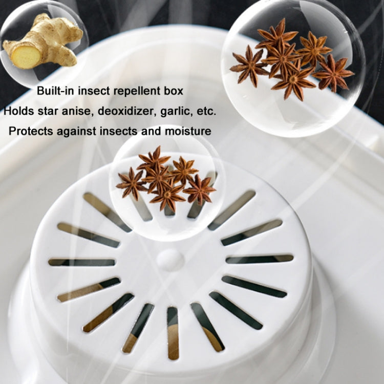 One Button Press Insect Proof Sealed Moisture Proof Fresh Rice Storage Bin