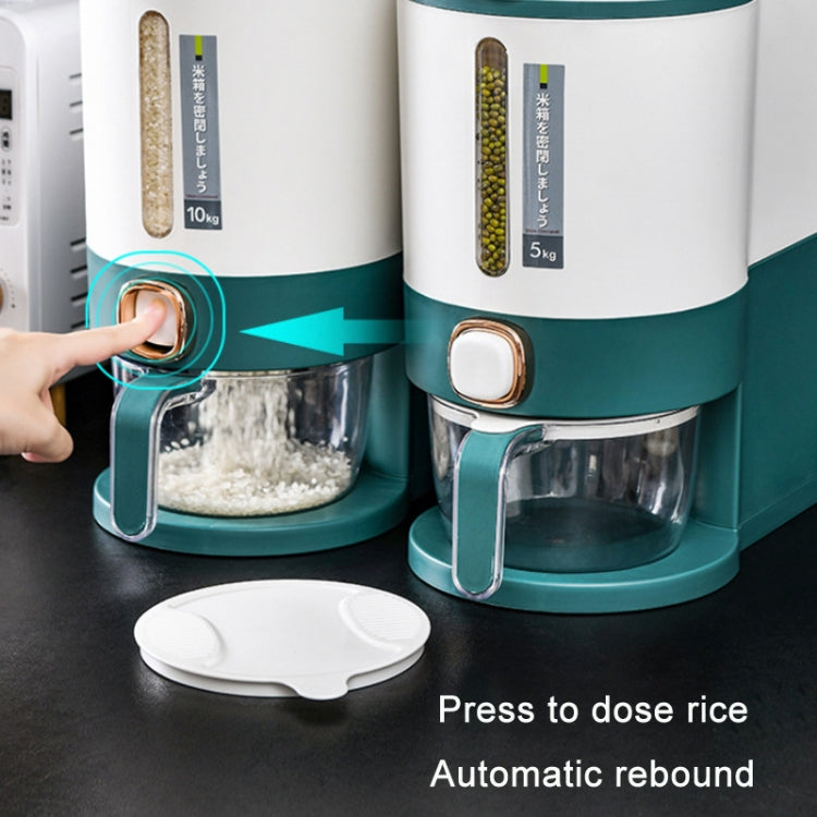 One Button Press Insect Proof Sealed Moisture Proof Fresh Rice Storage Bin