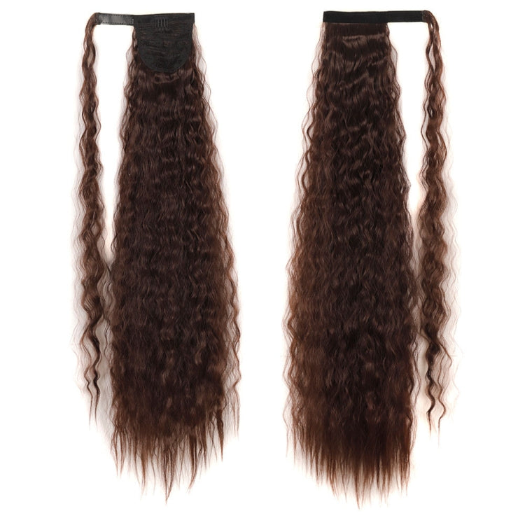 MST8568 Invisible Adhesive Bandage Wigs Corn Perm Long Ponytail Wigs