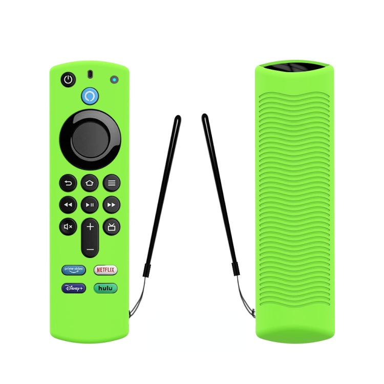 2 PCS Y27 For Alexa Voice Remote 3rd Gen Silicone Non-slip Protective Cover
